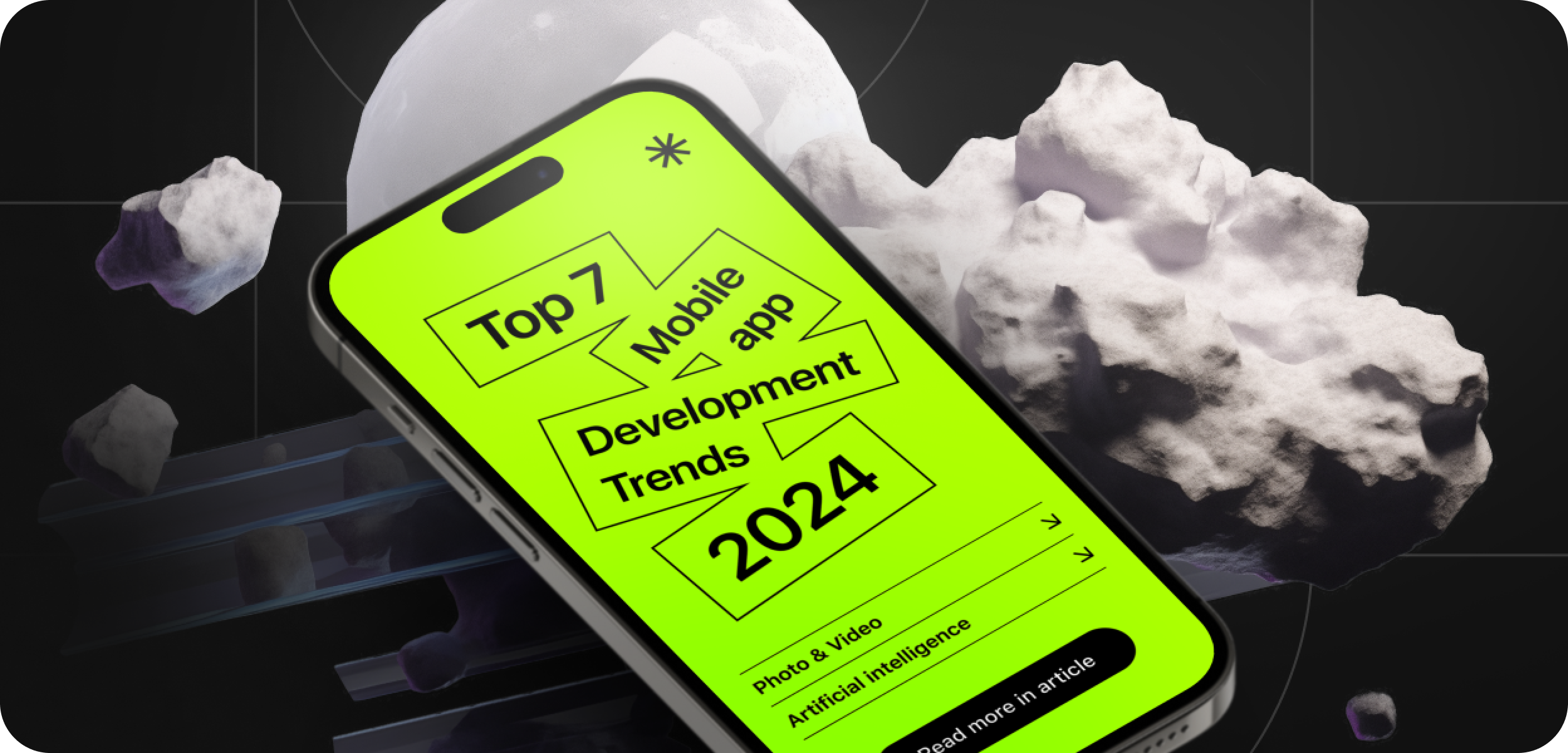 Top 7 Mobile App Development Trends for 2024 blog post cover image